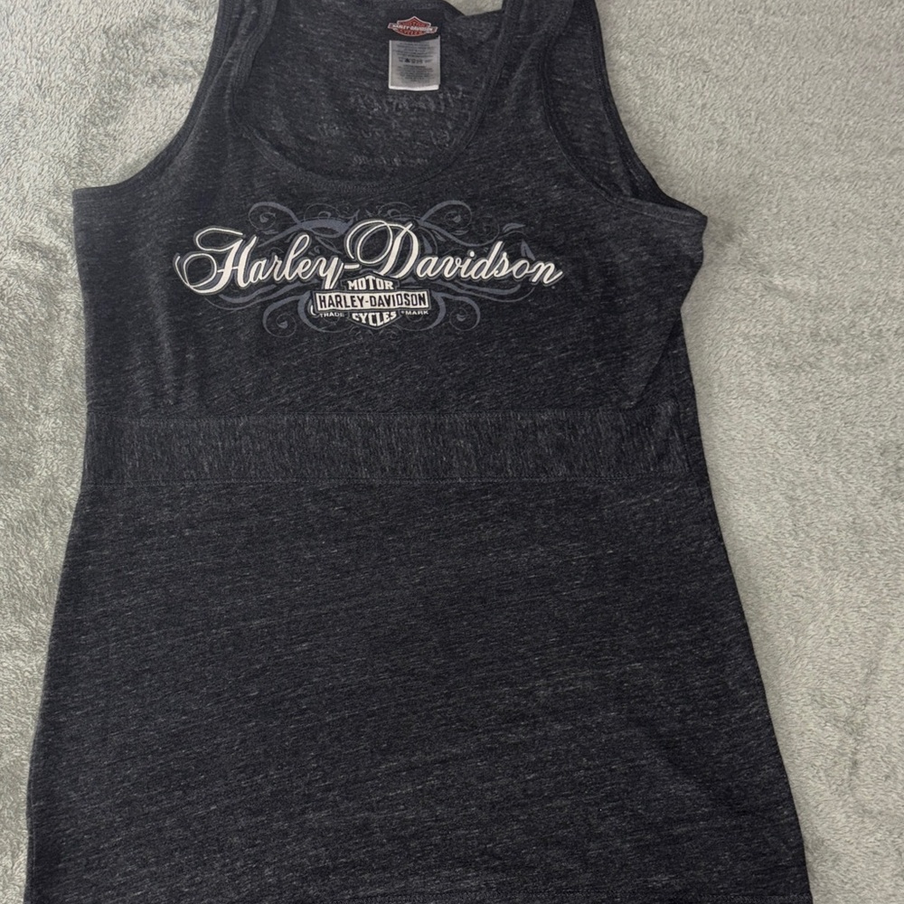 Harley-Davidson Dark Gray Women's Tank Top